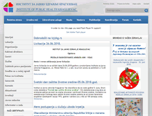 Tablet Screenshot of izjzkg.rs